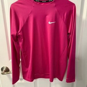 EUC Nike Dri-FIT Pink Swim Shirt Rashguard From Pet Friendly Home